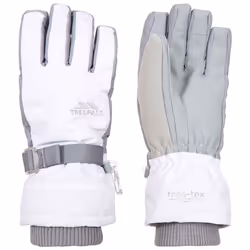 Trespass Girls Ski Gloves Youth Warm Vizza II - 10-12 Years, White