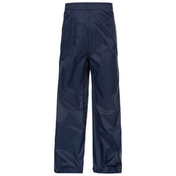 Trespass Kids Waterproof Trousers Packaway Qikpac - 5-6 Years, Navy