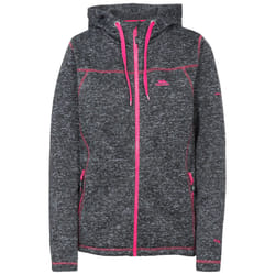 Trespass Womens Hoodie Fleece Full Zip Odelia B - 8, Black Marl