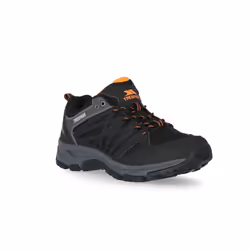 Trespass Mens Durable Low Cut Trainers Fisk - 8, Black