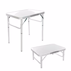 Trespass Camping Table Portable Folding Trestles