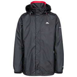 Trespass Mens Waterproof Jacket Hooded Fraser II - XXXL, Black