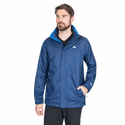 Trespass Mens Waterproof Jacket Hooded Fraser II - XXXL, Navy Tone