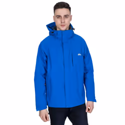 Trespass Mens Waterproof Jacket Hooded Edwards II - 3XL, Blue