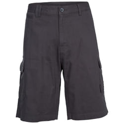 Trespass Mens Cargo Shorts Walking Rawson - XS, Charcoal