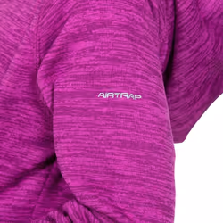 Trespass Girls Fleece Full Zip Hoodie Goodness - 11-12 Years, Purple Orchid Marl
