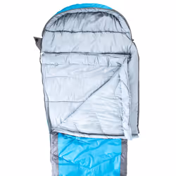 Trespass Sleeping Bag 3 Season Mummy Shape Doze - One Size, Kingfisher