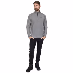Trespass Mens 1/2 Zip Fleece Pullover Keynote - S, Black - Additional view 7