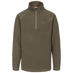 Trespass Mens 1/2 Zip Fleece Pullover Keynote - L, Moss