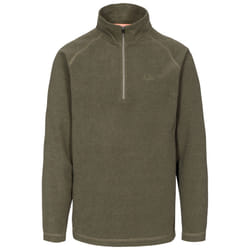 Trespass Mens 1/2 Zip Fleece Pullover Keynote - L, Moss