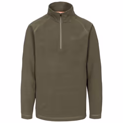 Trespass Mens 1/2 Zip Fleece Pullover Keynote - XL, Moss