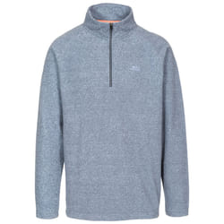 Trespass Mens 1/2 Zip Fleece Pullover Keynote - L, Navy