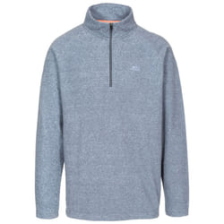 Trespass Mens 1/2 Zip Fleece Pullover Keynote - M, Navy
