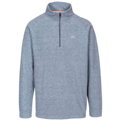 Trespass Mens 1/2 Zip Fleece Pullover Keynote - XL, Navy