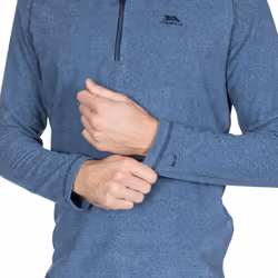 Trespass Mens 1/2 Zip Fleece Pullover Keynote - XXL, Navy