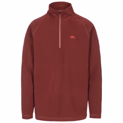 Trespass Mens 1/2 Zip Fleece Pullover Keynote - S, Prune