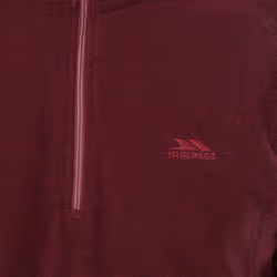 Trespass Mens 1/2 Zip Fleece Pullover Keynote - S, Prune