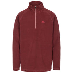 Trespass Mens 1/2 Zip Fleece Pullover Keynote - XXL, Prune