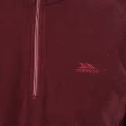 Trespass Mens 1/2 Zip Fleece Pullover Keynote - XXL, Prune