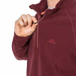 Trespass Mens 1/2 Zip Fleece Pullover Keynote - XXL, Prune