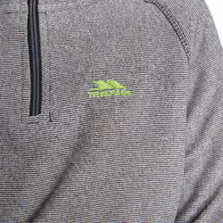Trespass Boys 1/2 Zip Fleece Pullover Top Keynote - 9-10 Years, Black