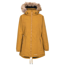 Trespass Womens Parka Jacket Waterproof Celebrity - 8, Golden Brown