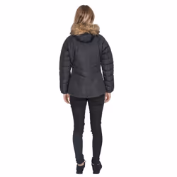 Trespass Womens Padded Hooded Casual Jacket Nadina - 12, Black
