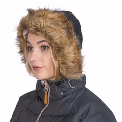 Trespass Womens Padded Hooded Casual Jacket Nadina - 12, Black