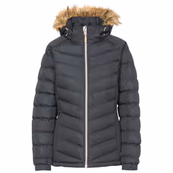 Trespass Womens Padded Hooded Casual Jacket Nadina - 8, Black