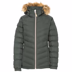 Trespass Womens Padded Hooded Casual Jacket Nadina - 12, Olive