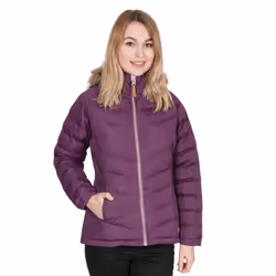 Trespass Womens Padded Hooded Casual Jacket Nadina - 14, Potent Purple