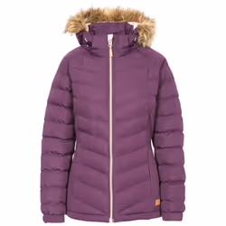 Trespass Womens Padded Hooded Casual Jacket Nadina - 10, Potent Purple