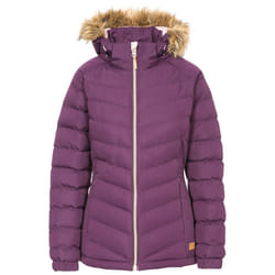 Trespass Womens Padded Hooded Casual Jacket Nadina - 6, Potent Purple