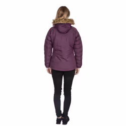 Trespass Womens Padded Hooded Casual Jacket Nadina - 6, Potent Purple