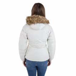 Trespass Womens Padded Hooded Casual Jacket Nadina - 14, Vanilla