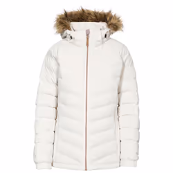 Trespass Womens Padded Hooded Casual Jacket Nadina - 18, Vanilla