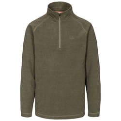 Trespass Mens 1/2 Zip Fleece Pullover Keynote - XXXL, Moss