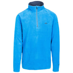 Trespass Mens Fleece Jumper 1/2 Zip Blackford - S, Bright Blue