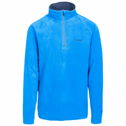 Trespass Mens Fleece Jumper 1/2 Zip Blackford - XL, Bright Blue