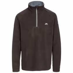 Trespass Mens Fleece Jumper 1/2 Zip Blackford - L, Black