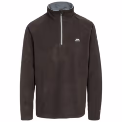 Trespass Mens Fleece Jumper 1/2 Zip Blackford - M, Black