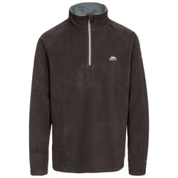 Trespass Mens Fleece Jumper 1/2 Zip Blackford - M, Black