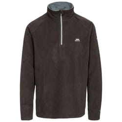 Trespass Mens Fleece Jumper 1/2 Zip Blackford - S, Black
