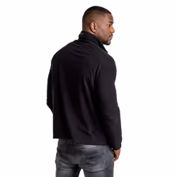 Trespass Mens Fleece Jumper 1/2 Zip Blackford - S, Black