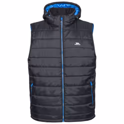 Trespass Mens Padded Gilet Bodywarmer Franklyn - M, Black