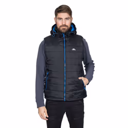 Trespass Mens Padded Gilet Bodywarmer Franklyn - M, Black