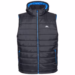 Trespass Mens Padded Gilet Bodywarmer Franklyn - S, Black