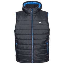 Trespass Mens Padded Gilet Bodywarmer Franklyn - XL, Black