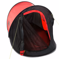 Trespass Waterproof 2 Man Pop Up Tent Swift2 - One Size, Red