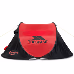 Trespass Waterproof 2 Man Pop Up Tent Swift2 - One Size, Red
